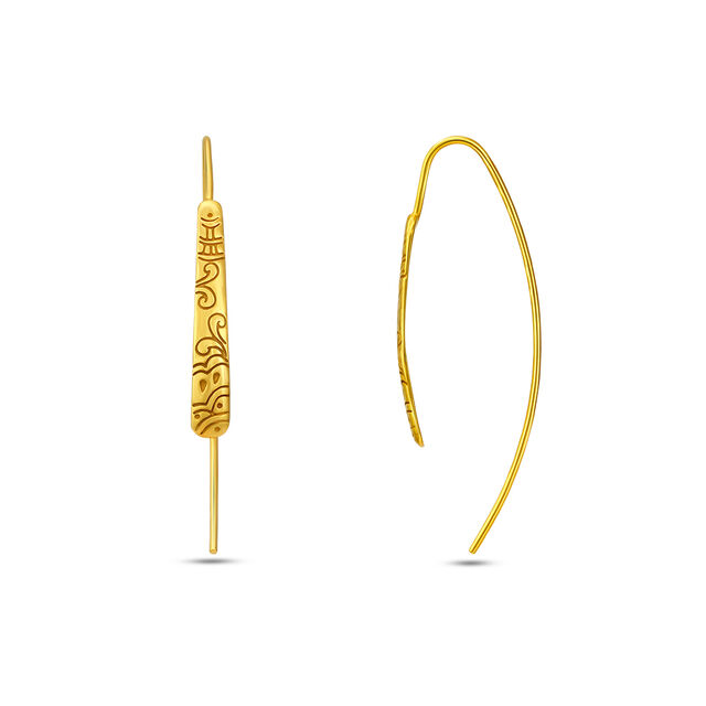 Tanishq 18 Karat Gold Earrings for Women 2