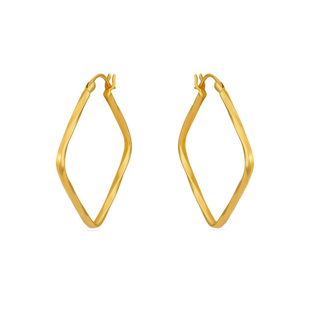 Tanishq 18KT  Gold Earrings  for Women 2