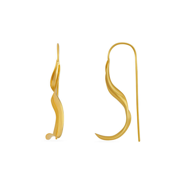 Tanishq 18 Karat Gold Earrings for Women 