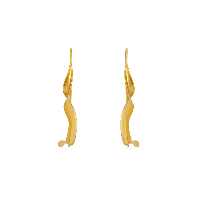 Tanishq 18 Karat Gold Earrings for Women 2