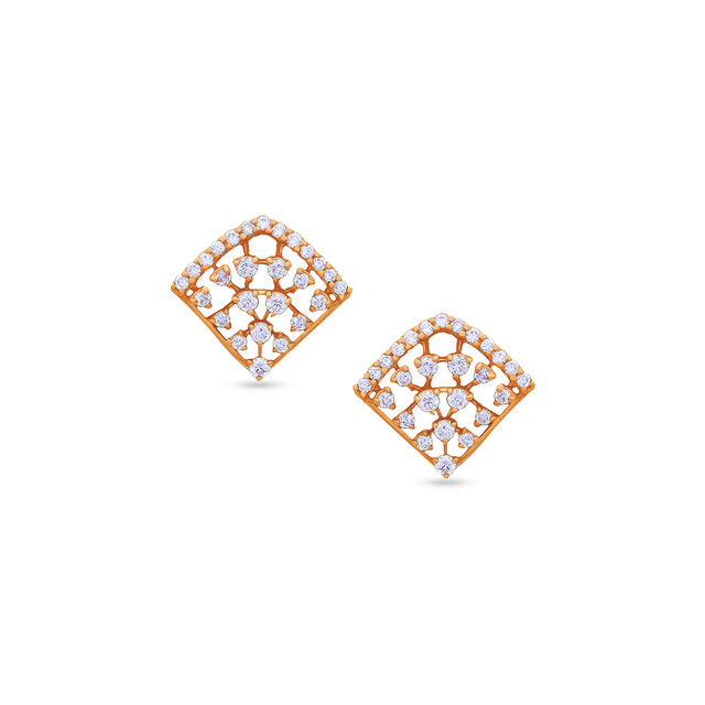 Tanishq 18 Karat Diamond Earrings for Women 