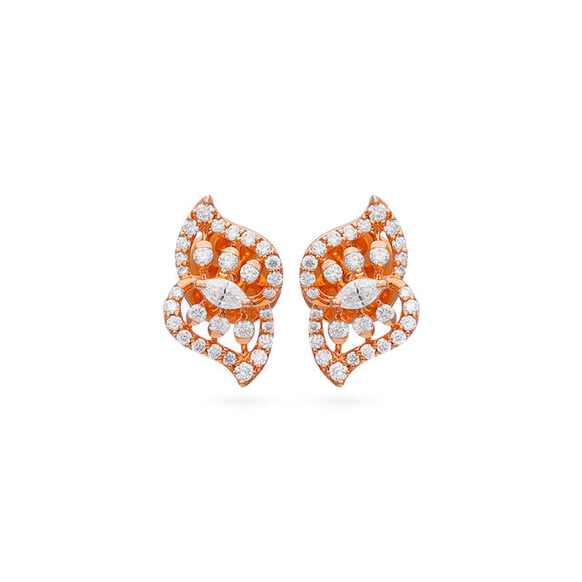 Tanishq 18 Karat Diamond Earrings for Women 