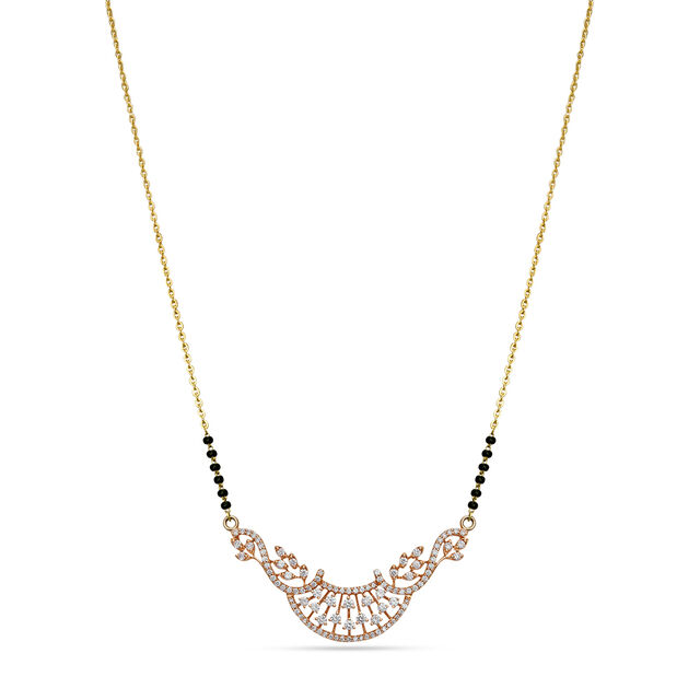 Tanishq 18 Karat Diamond Mangalsutra for Women 
