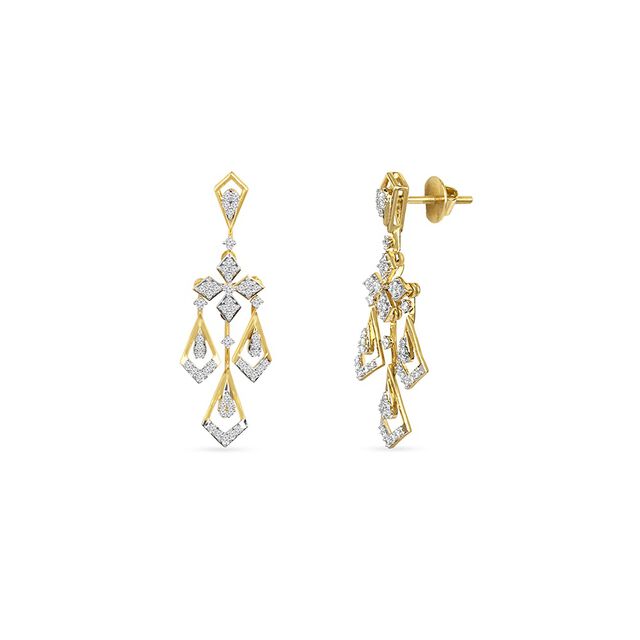 Tanishq 18KT Diamond Neckwear and Earring for Women 6