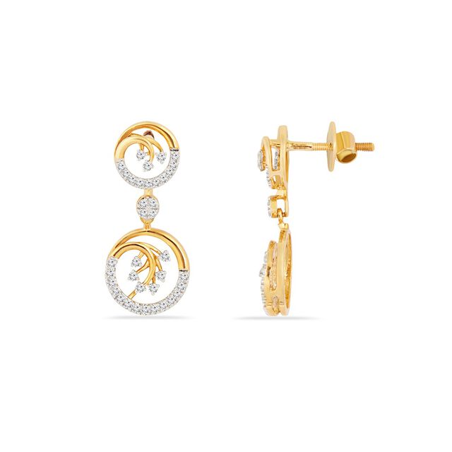 Tanishq 18KT Diamond Neckwear and Earring for Women 5