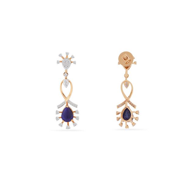 Tanishq 18KT Diamond Necklace Set for Women 5