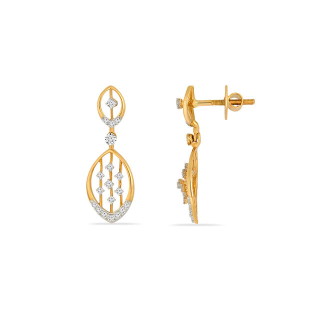Tanishq 18KT Diamond Neckwear and Earring for Women 6