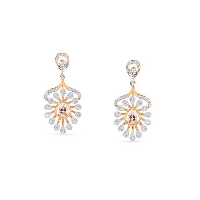 Tanishq 18KT Diamond Neckwear and Earring for Women 5