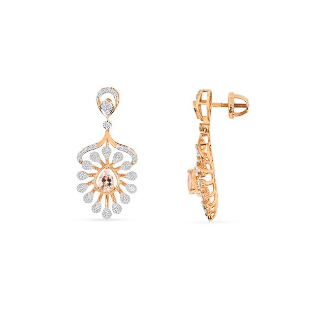 Tanishq 18KT Diamond Neckwear and Earring for Women 6