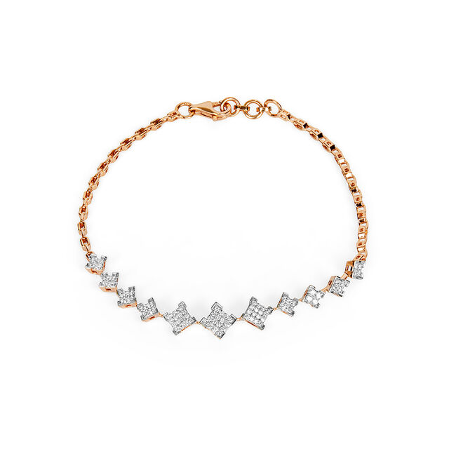 Tanishq 18KT Diamond Bracelet for Women 