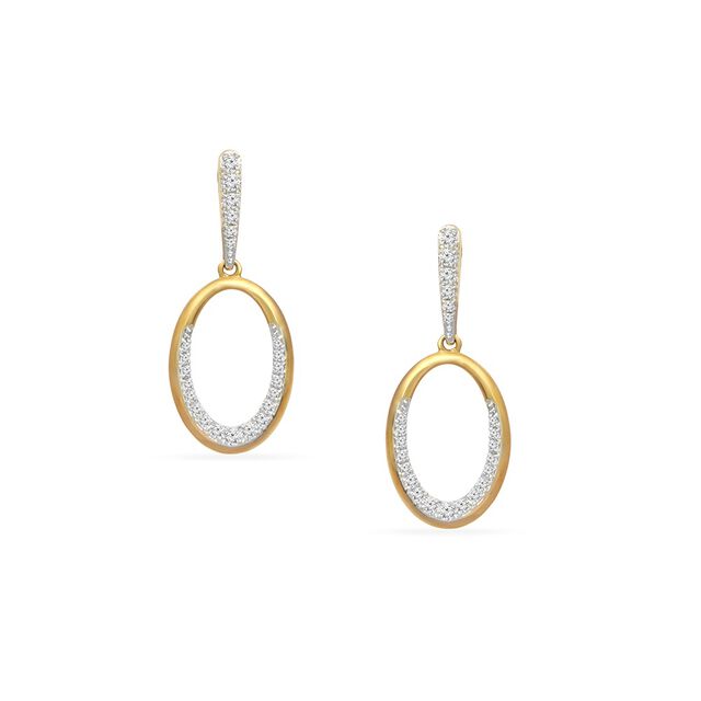 Tanishq 18KT Diamond Earrings 