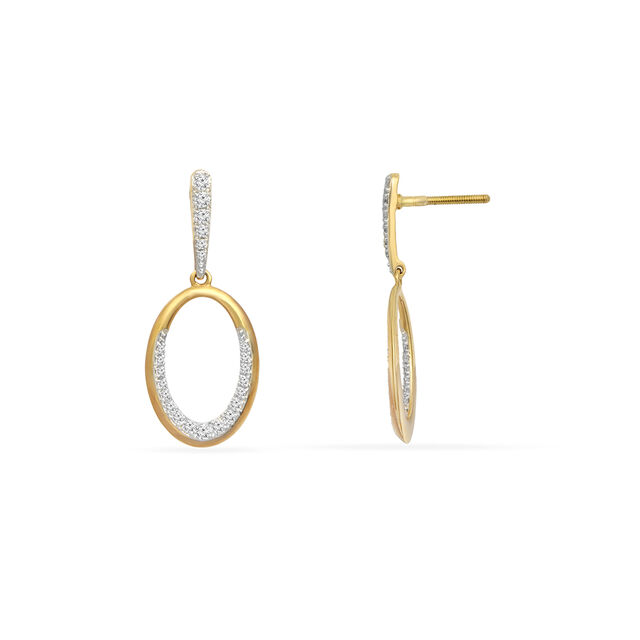 Tanishq 18KT Diamond Earrings 2