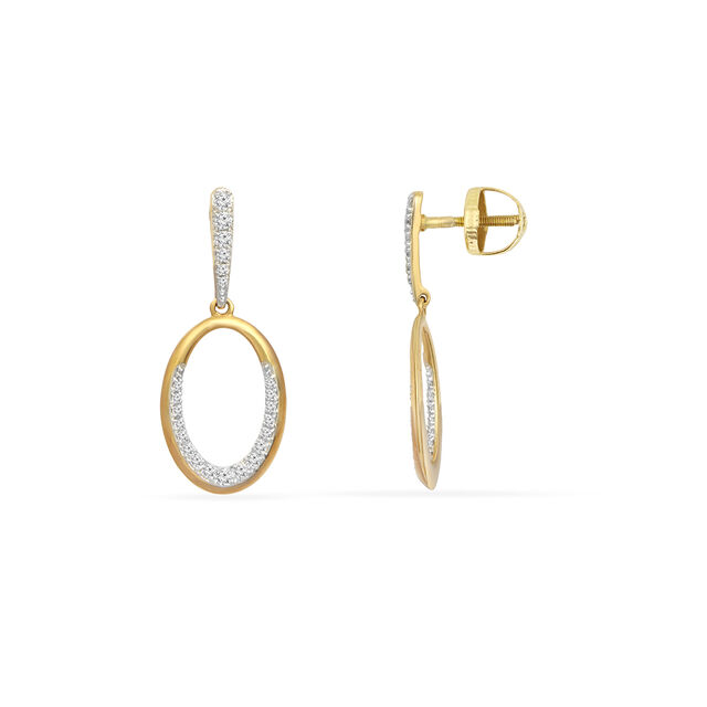 Tanishq 18KT Diamond Earrings 4