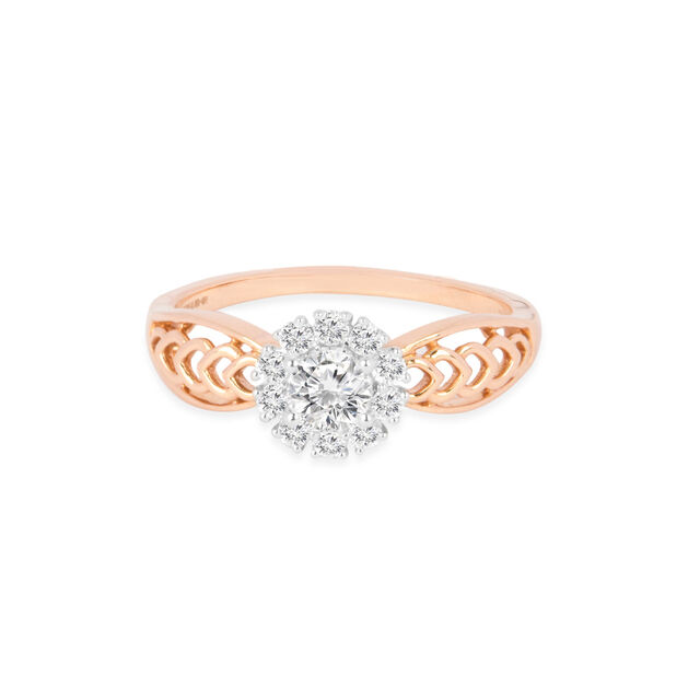 Tanishq 18KT Diamond Finger Ring for Women 