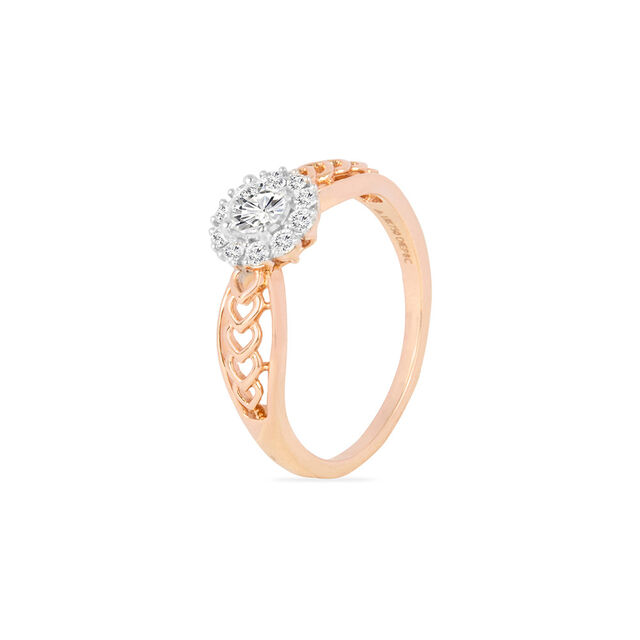 Tanishq 18KT Diamond Finger Ring for Women 2
