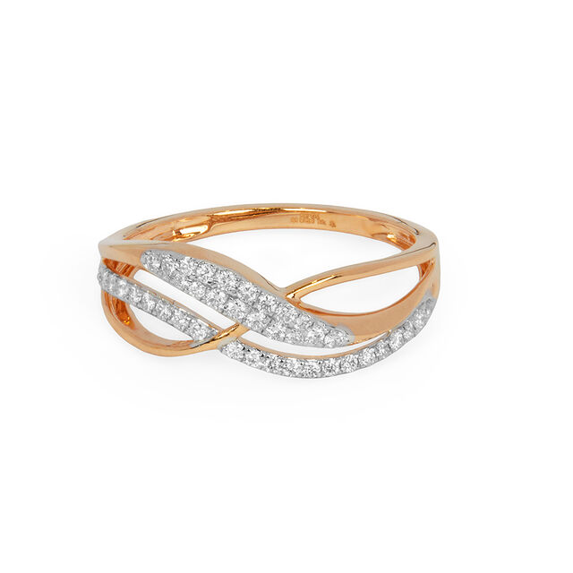Tanishq 18KT Diamond Finger Ring for Women 