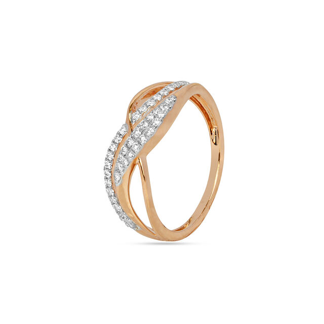 Tanishq 18KT Diamond Finger Ring for Women 2