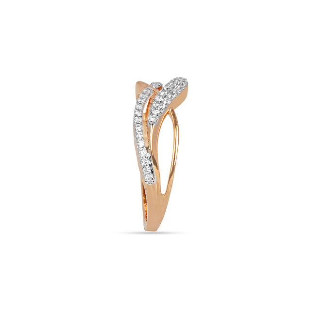 Tanishq 18KT Diamond Finger Ring for Women 3