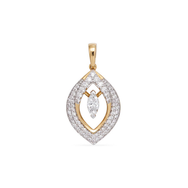 Tanishq 18KT Diamond Pendant 