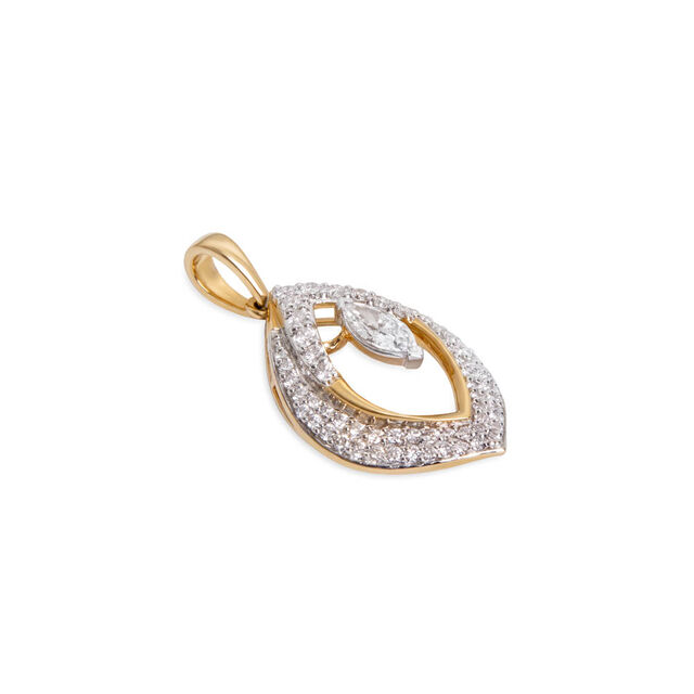 Tanishq 18KT Diamond Pendant 2