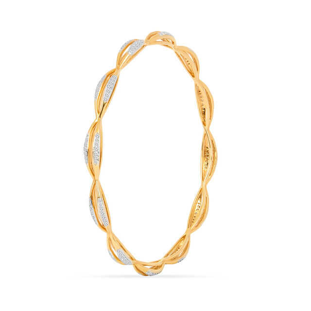 Tanishq 18KT Diamond Bangle for Women 2