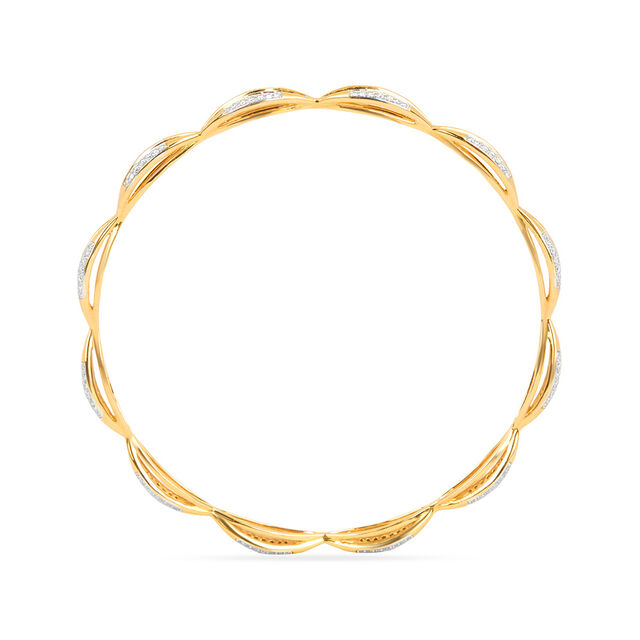 Tanishq 18KT Diamond Bangle for Women 3