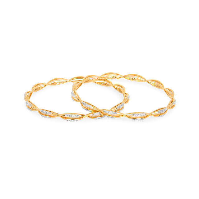 Tanishq 18KT Diamond Bangle for Women 4