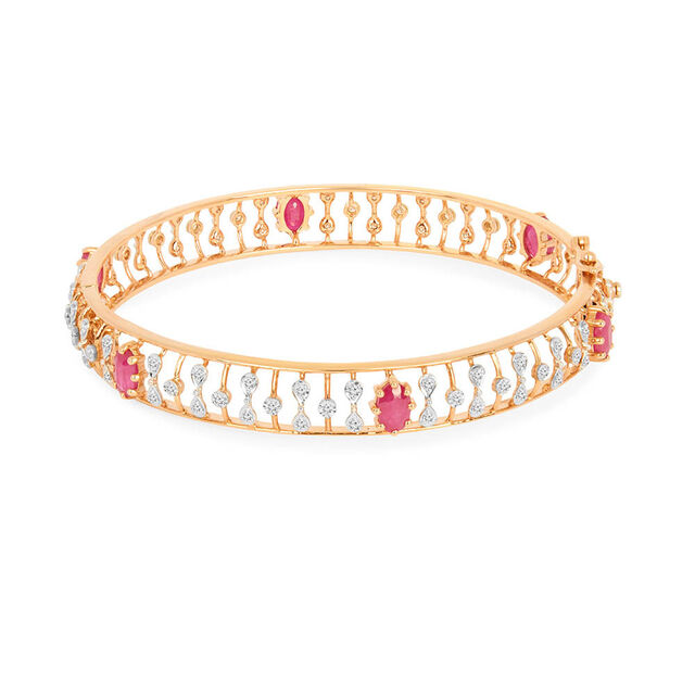 Tanishq 18KT Diamond Bangle for Women 