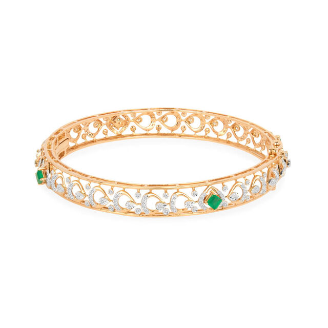 Tanishq 18KT Diamond Bangle for Women 