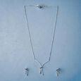 Tie Detail Necklace Set 