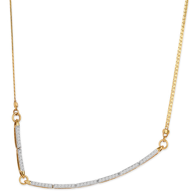 Tanishq 18KT Diamond Necklace Set for Women 2