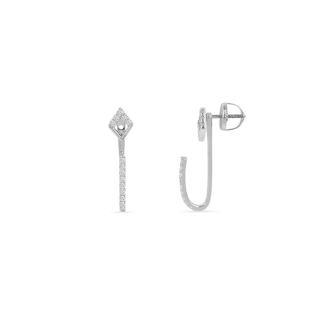Tanishq 18KT Diamond Earrings for Women 4