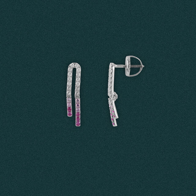 Glimmering U-shaped Earrings 4