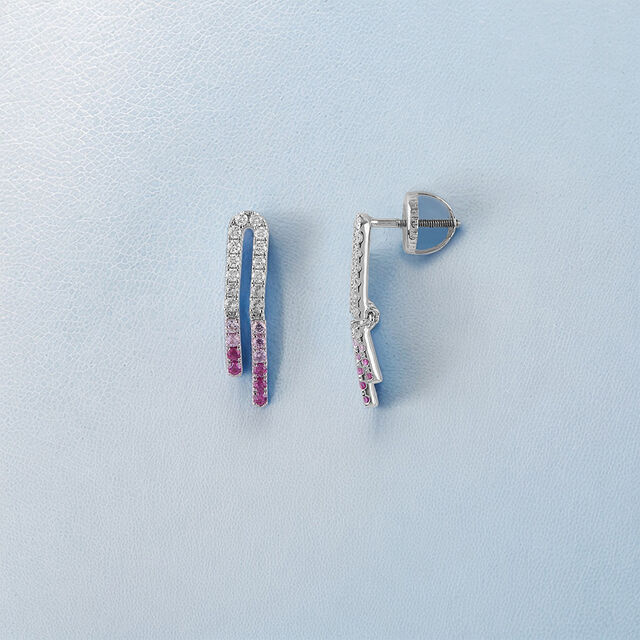 Glimmering U-shaped Earrings 4