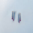 Glimmering U-shaped Earrings 