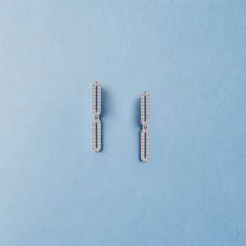Paperclip  Necklace Earrings
