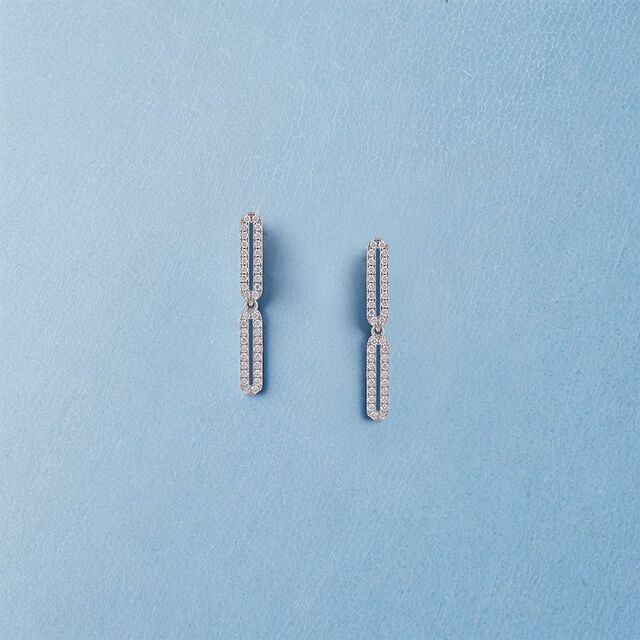 Paperclip  Necklace Earrings 