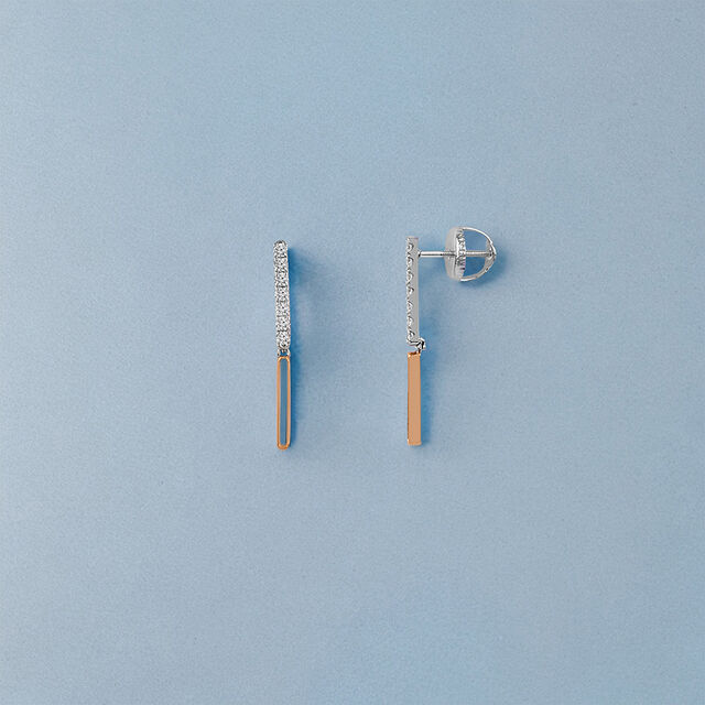 Sparkling Diamond Drop Earrings 4