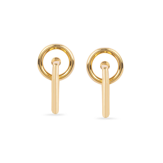 Asymmetrical Circle Earrings 5