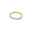 Sleek Diamond Bar Ring 6