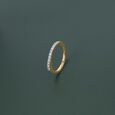 Sleek Diamond Bar Ring 