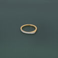 Sleek Diamond Bar Ring 5