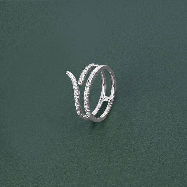 Dual-Band Diamond Ring 