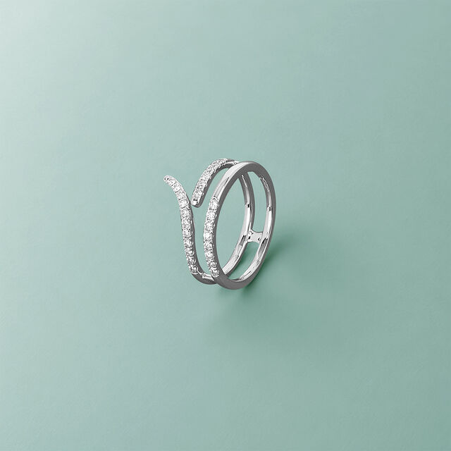 Dual-Band Diamond Ring 