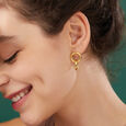 Reversed Hoop Earrings 2