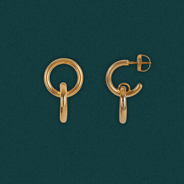Reversed Hoop Earrings