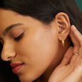 Striking Criss Cross Hoop Earrings 2