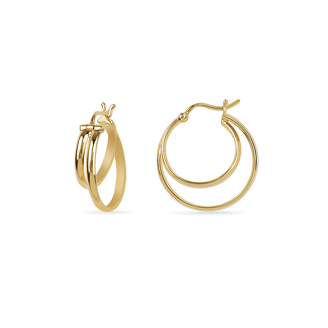 Striking Criss Cross Hoop Earrings 6