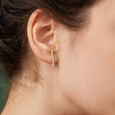 Tanishq J Bali Diamond Stud Earrings 18K Yellow Gold for Women 2