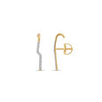 Tanishq J Bali Diamond Stud Earrings 18K Yellow Gold for Women 6